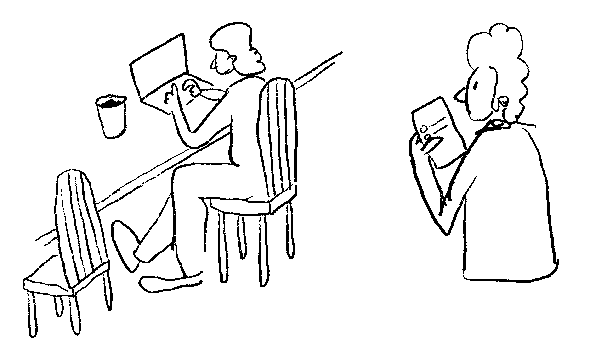 Bilde: Hallvard Barca Hjetland fra These Ways presenterer rapporten for Bergen Næringsråd